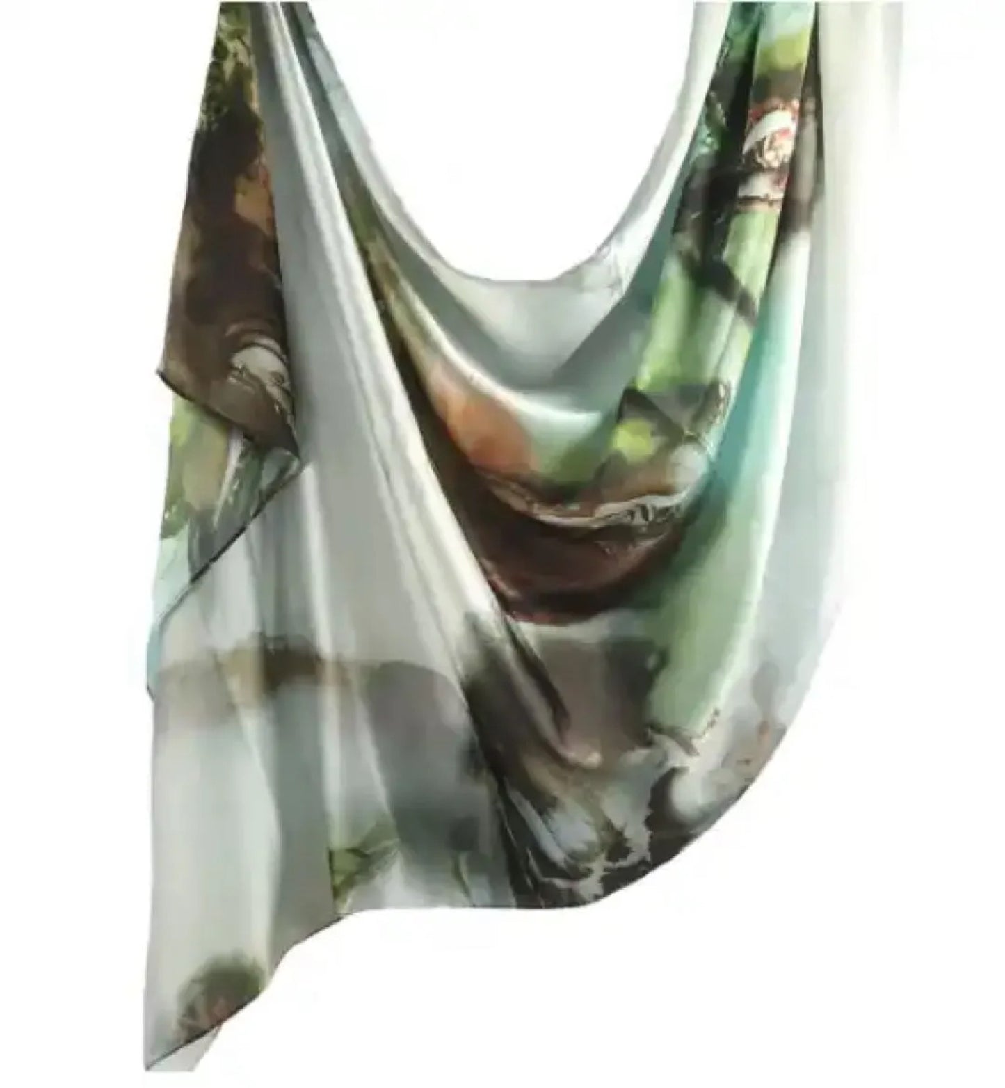 Premium Marble Printed Satin Silk Hijab